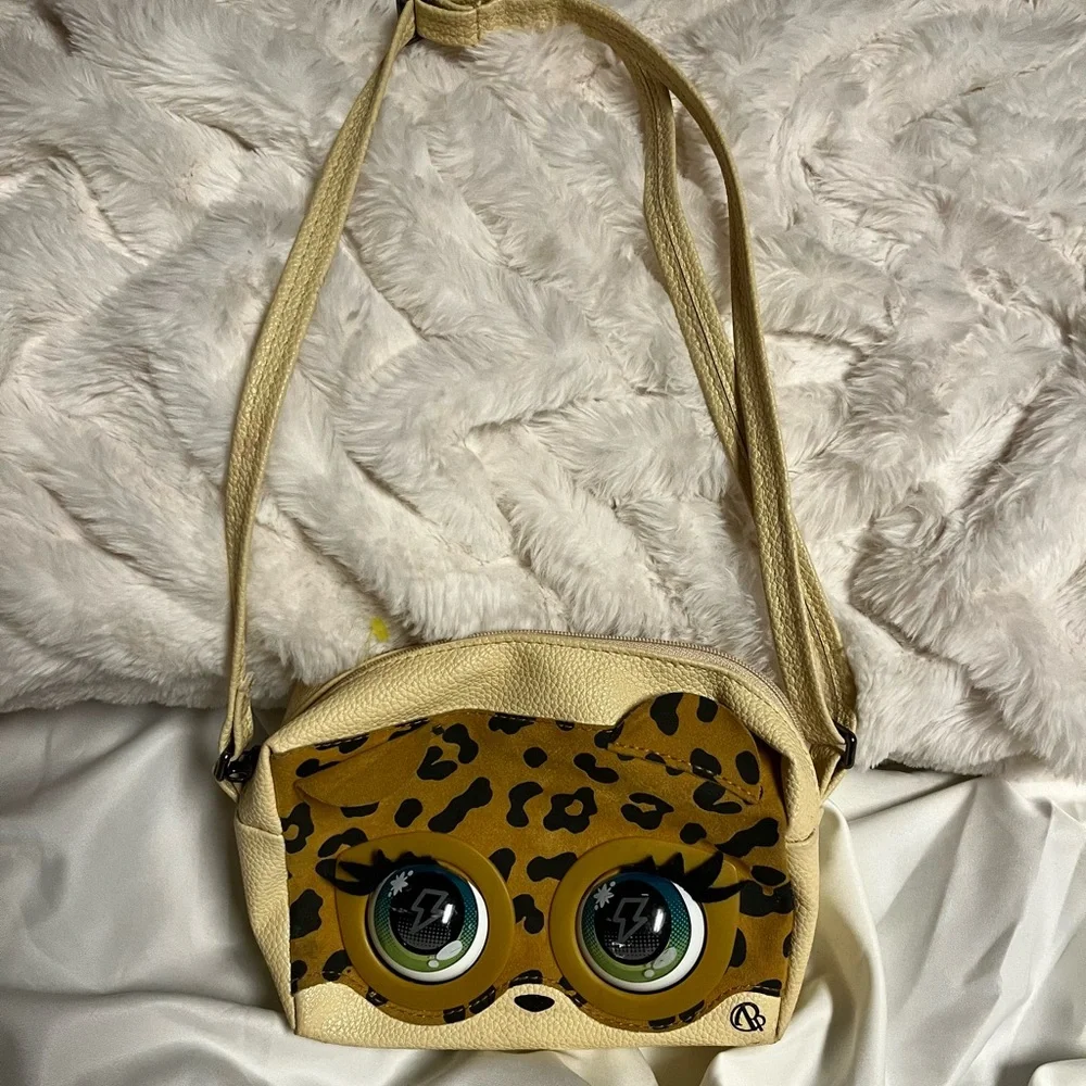 Leopard Print‎ Kids Bag with Fun Eyes